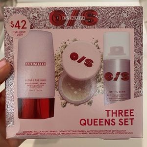 One size three queens set - brand new, never used